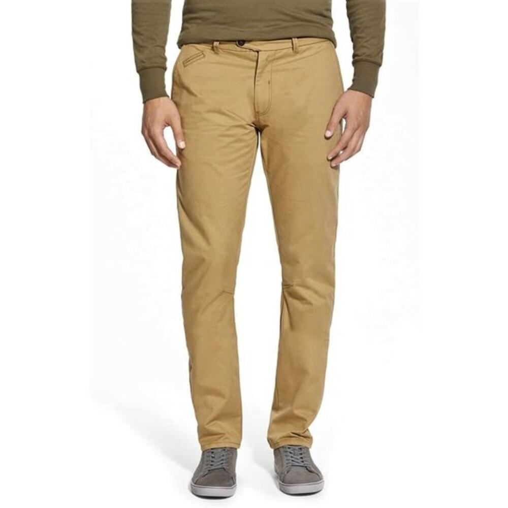 Jeremiah Lincoln Peached Twill Slim Straight Pants Men's 38x34 Khaki NWT